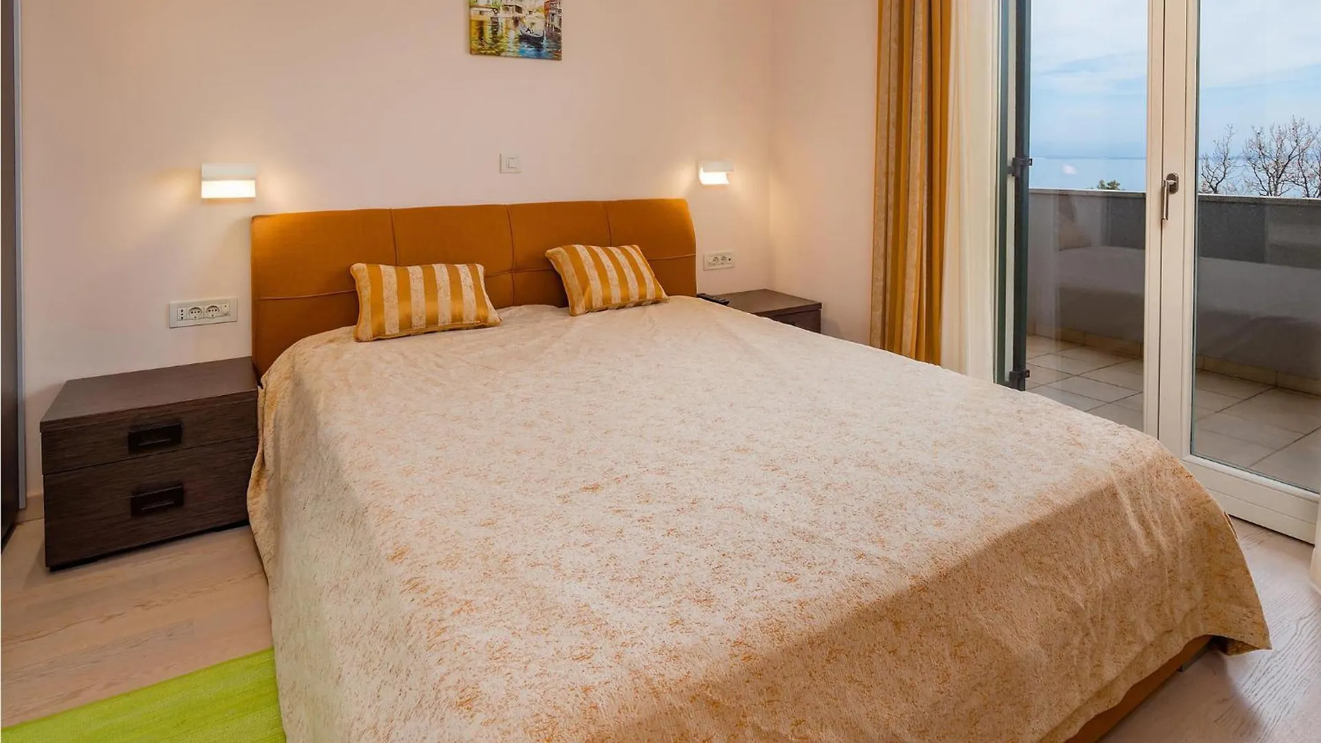Beach Front Apartment In Moscenicka Draga Croatia