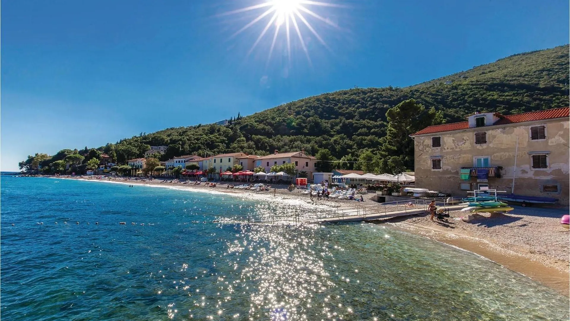 Beach Front Apartment In Moscenicka Draga